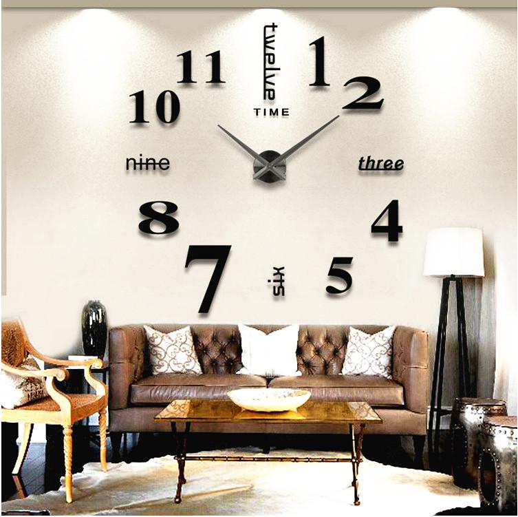 Giant 3D Clock For Home/Office - 47INCHES/120CM