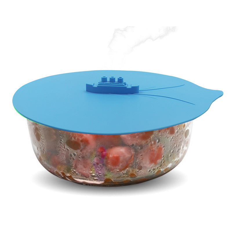 3 Piece Cooking Lid - Steam Ship Boat - Food Grade Silicone