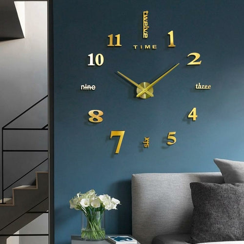 Giant 3D Clock For Home/Office - 47INCHES/120CM