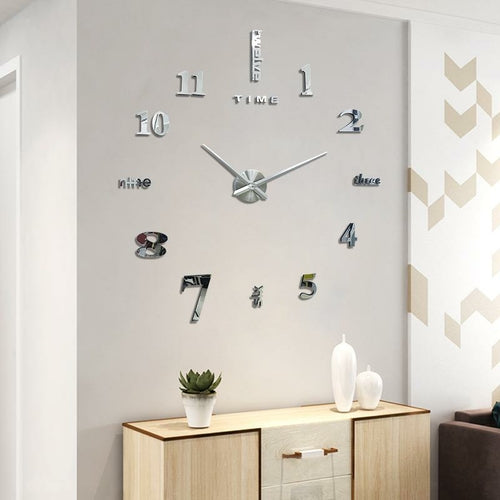 Giant 3D Clock For Home/Office - 47INCHES/120CM