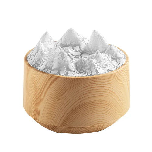 Volcanic Crack Aromatherapy Wood Grain Humidifier for Home Office