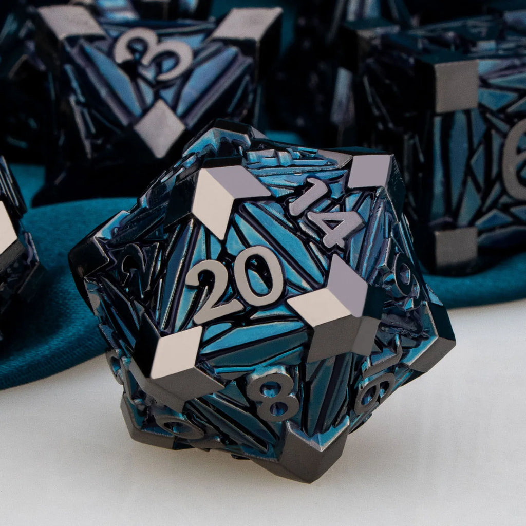 DND Metal Dice Set - Dungeon and Dragon or Other RPG Games