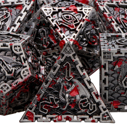 DND Metal Dice Set - Dungeon and Dragon or Other RPG Games