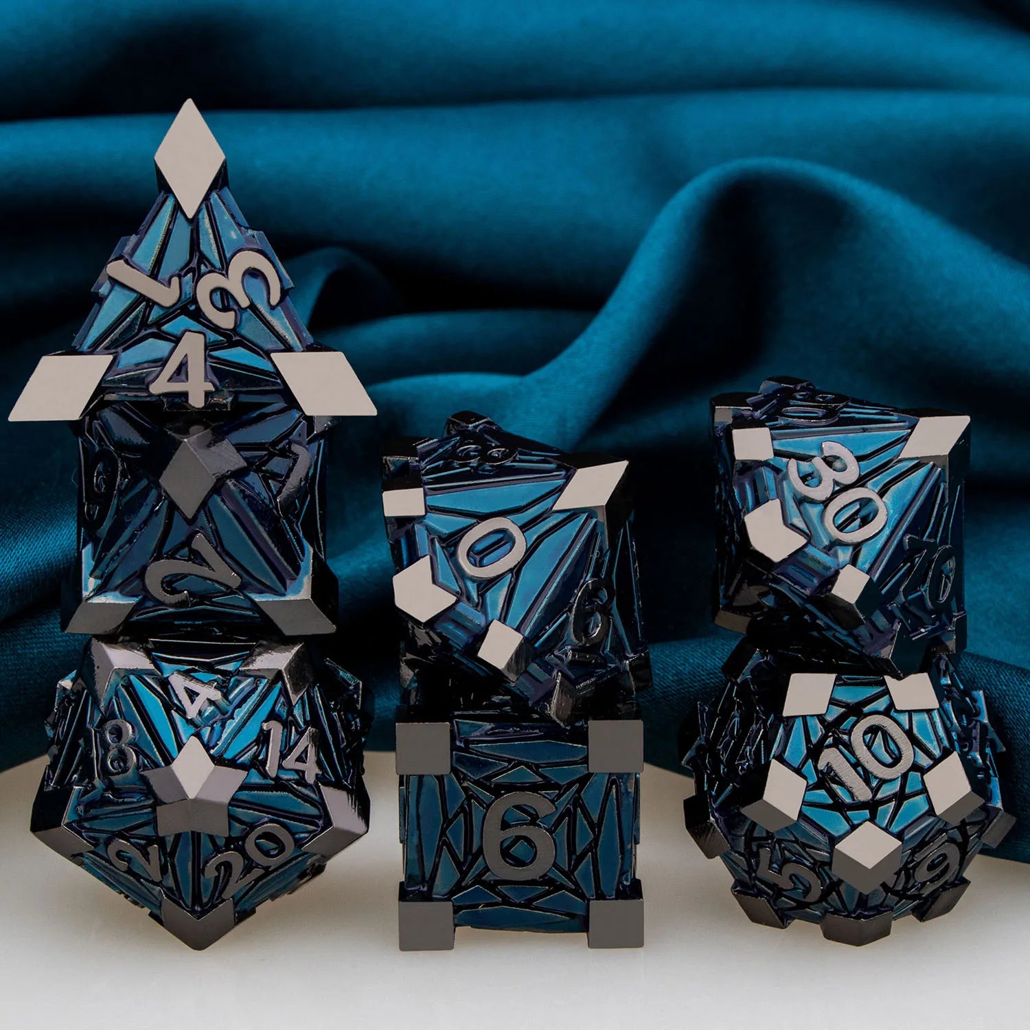 DND Metal Dice Set - Dungeon and Dragon or Other RPG Games