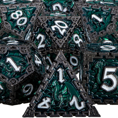 DND Metal Dice Set - Dungeon and Dragon or Other RPG Games