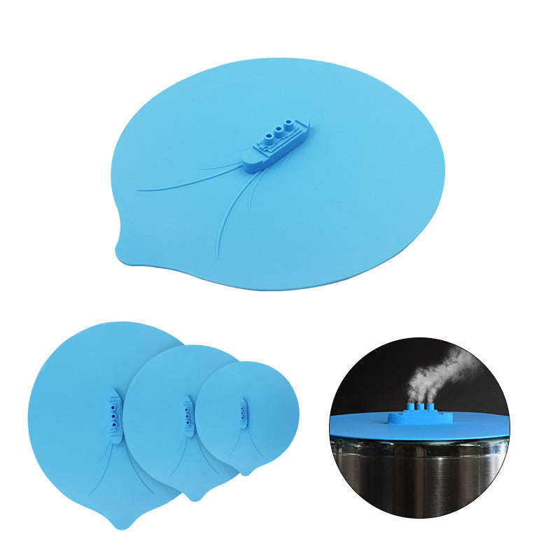 3 Piece Cooking Lid - Steam Ship Boat - Food Grade Silicone